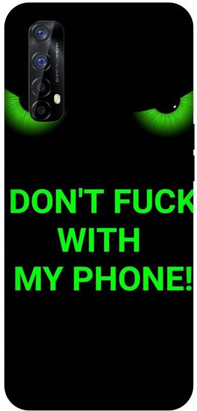 THE NARAYANA COLLECTIONS Back Cover for REALME 7-RMX2151-DO,NOT,TOUCH,MY,PHONE,ANGRY  (Multicolor, Hard Case, Pack of: 1)