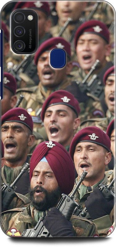 Afterglow Back Cover for SAMSUNG Galaxy M30s I LOVE INDIAN ARMY, CAMOFLAG, SKULL, GHOST, ARMY, INDIA, INDIAN ARMY  (Multicolor, Shock Proof, Pack of: 1)