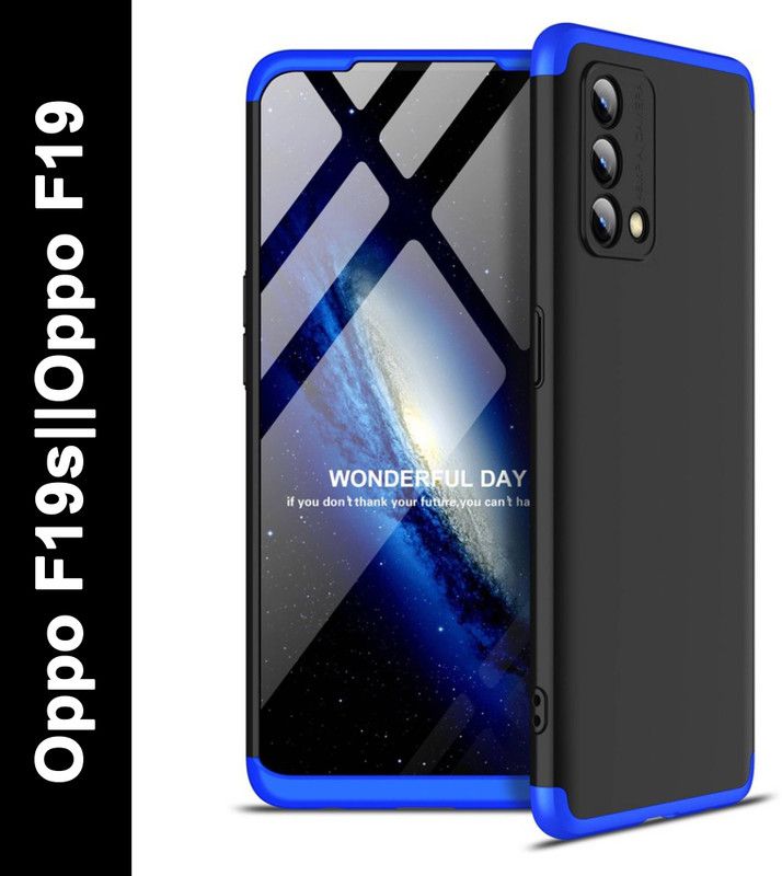 SPAZY CASE Back Cover for Oppo F19s, Oppo F19  (Blue, Hard Case, Pack of: 1)