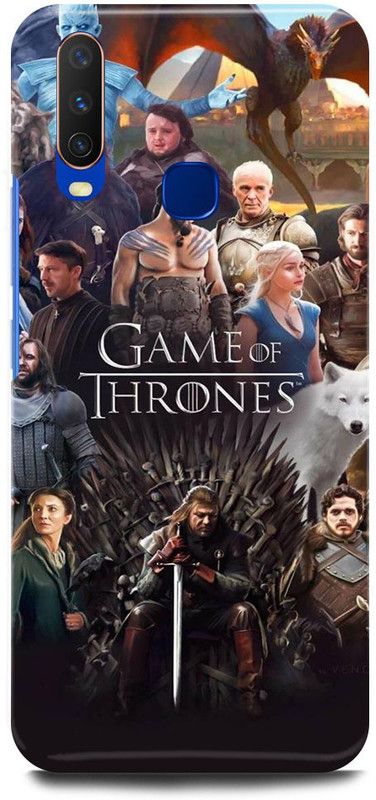 FUGGA Back Cover for Vivo Y19, 1915, GAME, OF, THRONES, WEB, SERIES, NETFLIX  (Multicolor, Hard Case, Pack of: 1)
