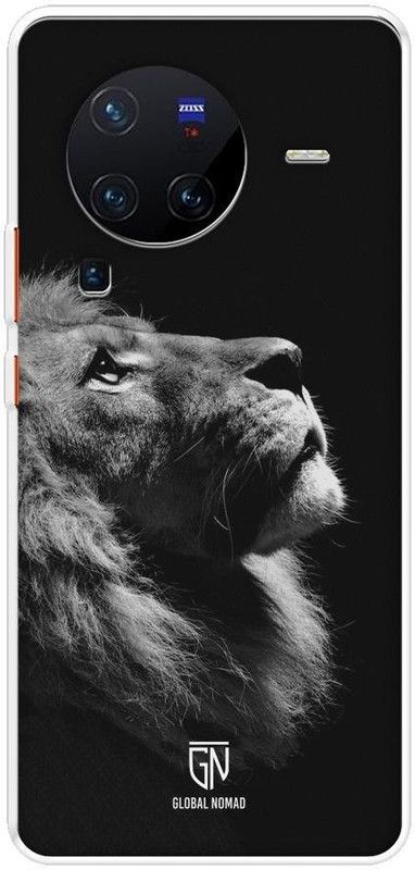 GLOBAL NOMAD Back Cover for Vivo X80 Pro 5G  (Black, Grey, Grip Case, Silicon, Pack of: 1)