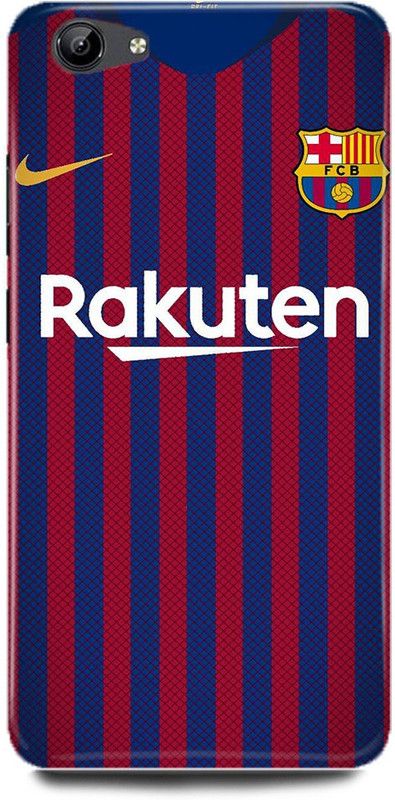 FRONK Back Cover for Vivo V5, 1601, RAKUTEN, FCB, BARCELONA  (Purple, Hard Case, Pack of: 1)