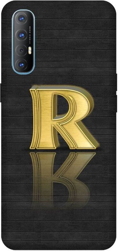 SSMORYA Back Cover for OPPO Reno 3 Pro (R Alphabet) Printed Back Cover  (Multicolor, Waterproof, Pack of: 1)
