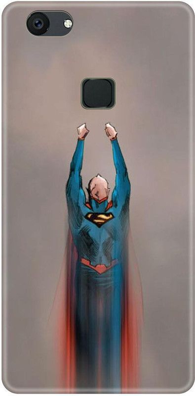 Smutty Back Cover for VIVO V7 Plus, Vivo 1716, Vivo 1850 - Superman Print  (Multicolor, Hard Case, Pack of: 1)