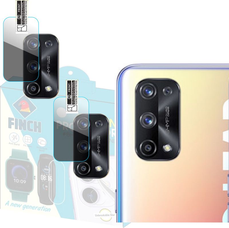 fIncH Back Camera Lens Glass Protector for Realme X7 Pro  (Pack of: 2)