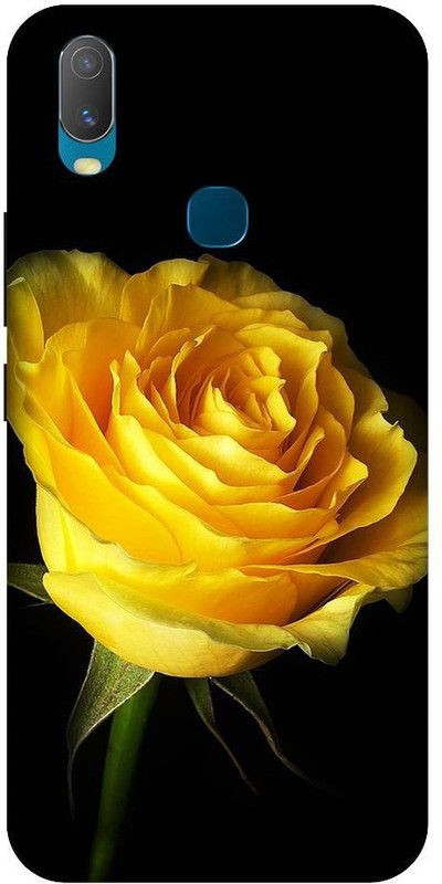 URCHIN Back Cover for Vivo Y17  (Black, Yellow, Shock Proof, Pack of: 1)