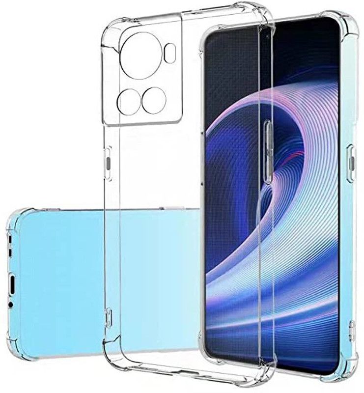 KrKis Back Cover for OnePlus 10R, OnePlus 10R 5G  (Transparent, Camera Bump Protector, Silicon, Pack of: 1)