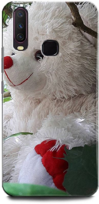 play fast Back Cover for Vivo Y12/1904 TEDDY PRINTED  (Multicolor, Hard Case, Pack of: 1)