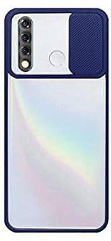 Monkish Back Cover for Vivo Y19  (Blue)
