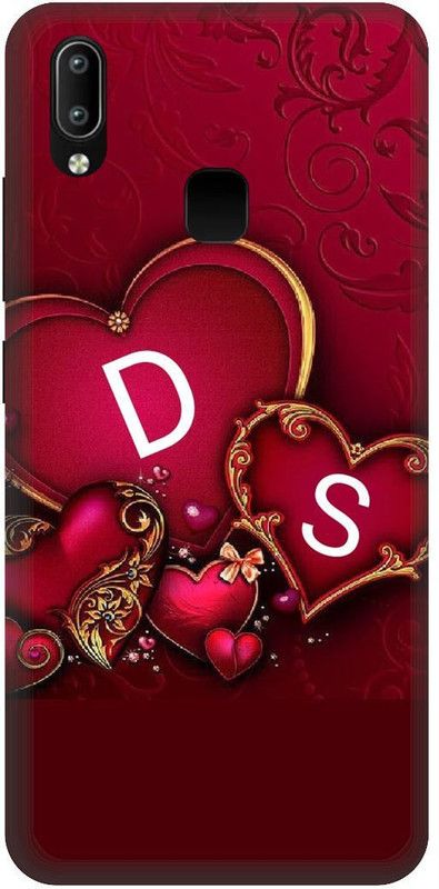 3D U PRINT Back Cover for VIVO Y95,VIVO 1807 DS letter,DS name DS word  (Multicolor, Waterproof)