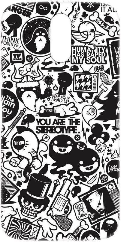 Smutty Back Cover for Motorola Moto G (4th Generation), XT1625, XT1622, XT1624 - Doodle Print  (Multicolor, Hard Case, Pack of: 1)