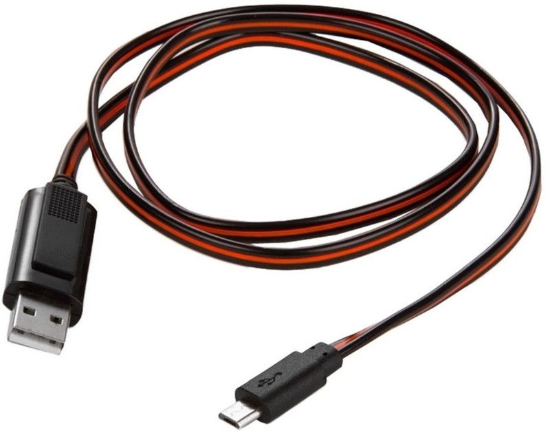 RT Micro USB Cable 1 m cable_56  (Compatible with All Smartphones, Tablets and MP3 player, Black)