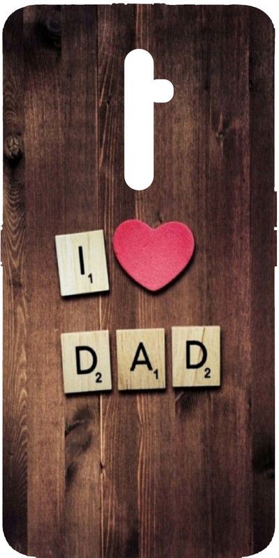PrintKing Back Cover for OPPO Reno 2z( I Love my dad Cover, Designer )  (Multicolor, Waterproof, Silicon, Pack of: 1)