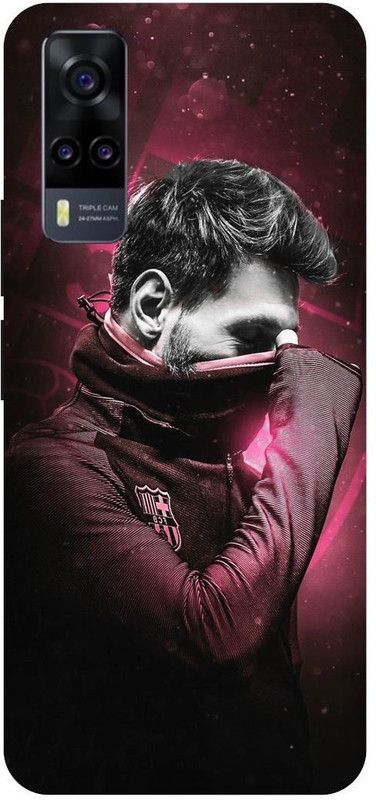 THE NARAYANA COLLECTIONS Back Cover for VIVO Y51 (2020)- V2030-MESSI,FOOTBALL,SPORTS,JERSY  (Multicolor, Hard Case, Pack of: 1)