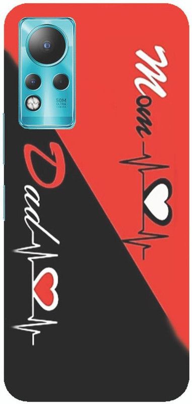 KIZIN Back Cover for Infinix Note 11, Infinix Note 12  (Red, Black, Hard Case)