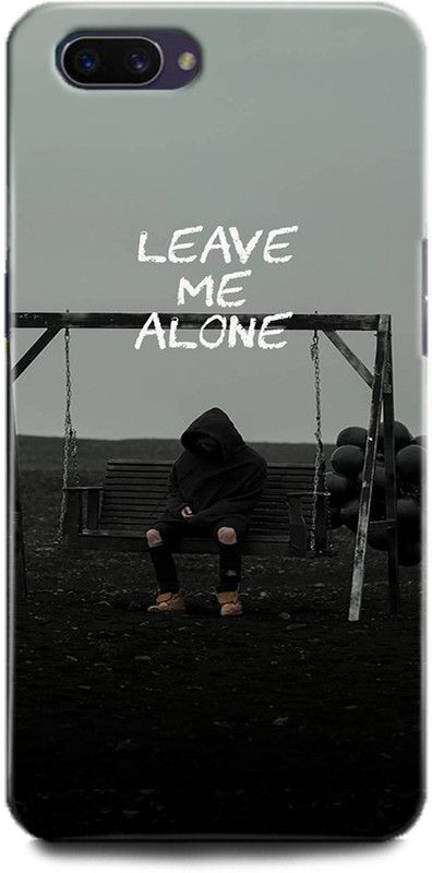 Afterglow Back Cover for Oppo A3s LEAVE ME ALONE, NF  (Multicolor, Shock Proof, Pack of: 1)