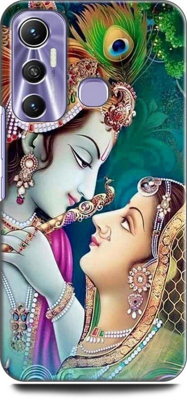 INDICRAFT Back Cover for Infinix Hot 11 RADHA KRISHNA, LORD, KANHIYA, KRISHANJI, GOD  (Multicolor, Shock Proof, Pack of: 1)