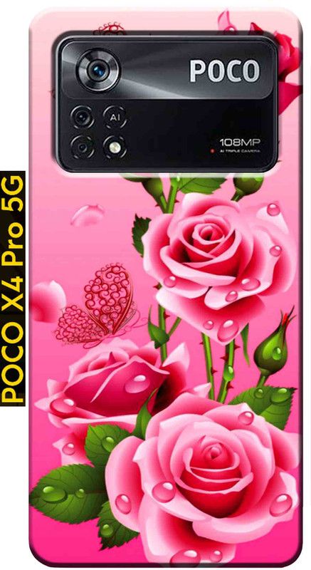 stroxy Back Cover for Poco X4 Pro 5G 2521  (Multicolor, 3D Case, Silicon, Pack of: 1)