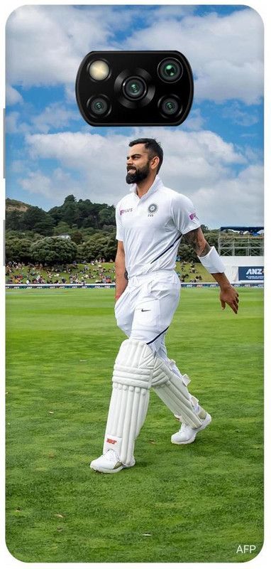 THESTONEWELL Back Cover for POCO X3 VIRAT KOHLI MS DHONI ROHIT SHRMA  (Multicolor, Waterproof, Pack of: 1)