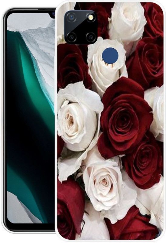 Looy Back Cover for Realme C12  (Multicolor, Flexible, Silicon, Pack of: 1)