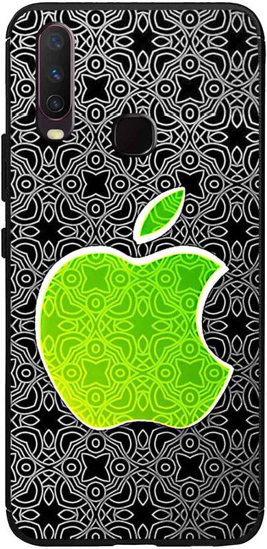 CaseRepublic Back Cover for Vivo Y17, Vivo Y15 (2019), Vivo Y12 (2019)  (Black, Grip Case, Pack of: 1)