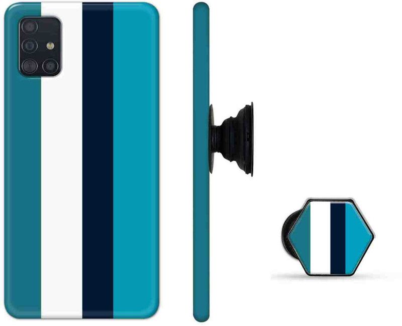 Deltavo Back Cover for Samsung Galaxy M31s  (Blue, White, Pack of: 2)