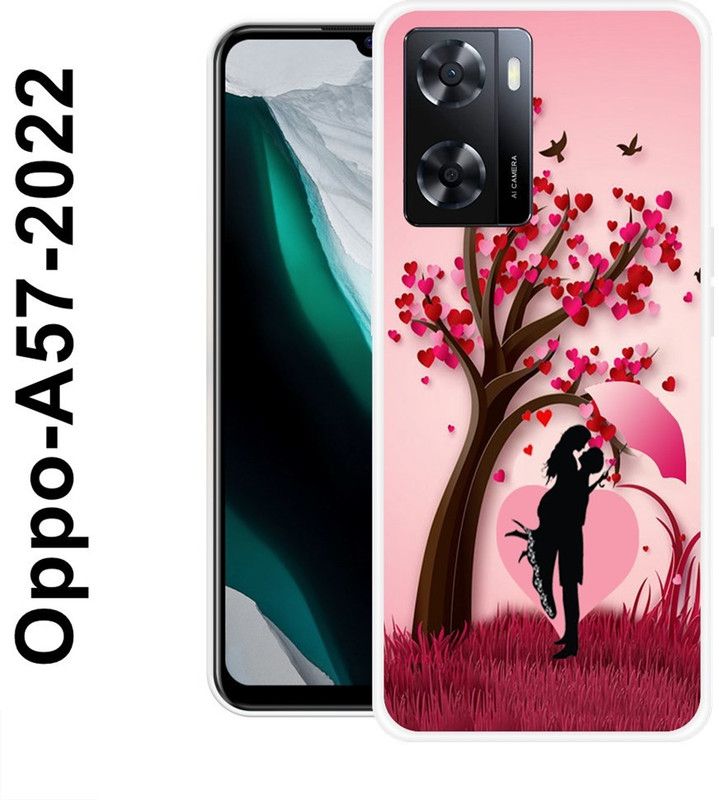 JAIKARA Back Cover for OPPO A57 2022  (Multicolor, Dual Protection, Silicon, Pack of: 2)