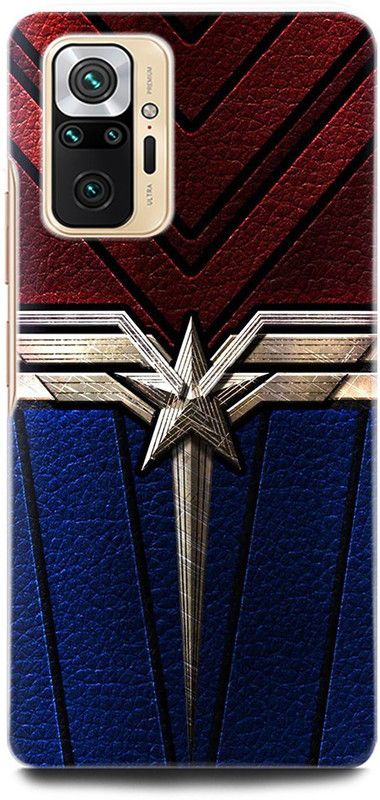 GRAFIQE Back Cover for REDMI Note 10S CAPTAIN MARVAL, MARVAL MOVIE, COMICE, LOGO  (Multicolor, Shock Proof, Pack of: 1)