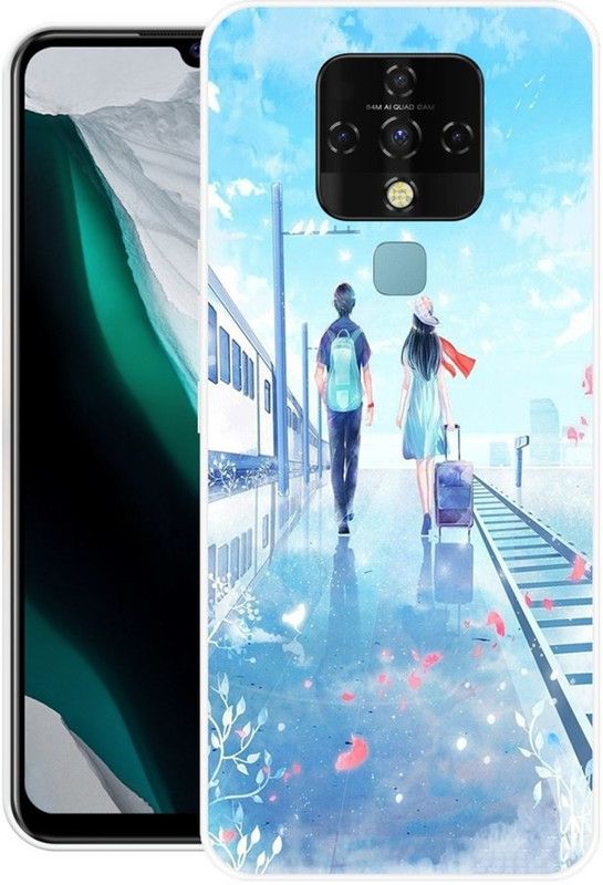 KLC Back Cover for Tecno Camon 16  (Multicolor, Grip Case, Silicon)