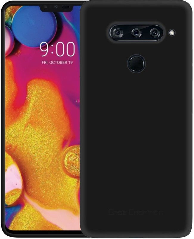 CASE CREATION Back Cover for LG V30 (6-inch)  (Black, Waterproof, Pack of: 1)