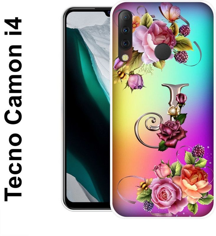KLC Back Cover for Tecno Camon I4  (Multicolor, Grip Case, Silicon)