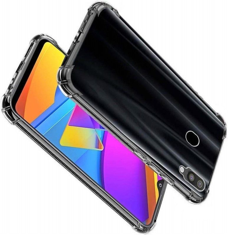 CELLCAMPUS Back Cover for Vivo V9 Youth  (Transparent, White, Grip Case)