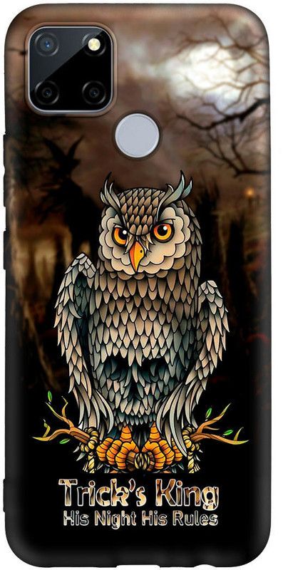 PrintWoodies Back Cover for REALME C12  (Multicolor)