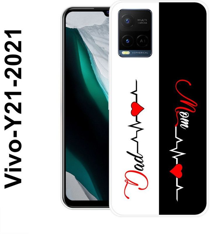 PALWALE BALAJI Back Cover for Vivo Y21, Vivo Y21 2021, Vivo Y33s, Vivo Y21T, Vivo Y21A, Vivo Y21E, Vivo Y33T  (Black, White, Grip Case, Silicon)