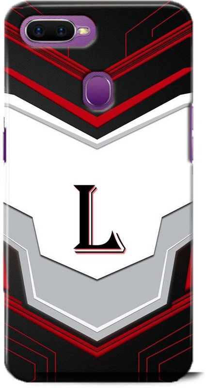 Afterglow Back Cover for Oppo A5s L, L LETTER, L NAME, L ALPHABET, ALPHABET  (Multicolor, Shock Proof, Pack of: 1)
