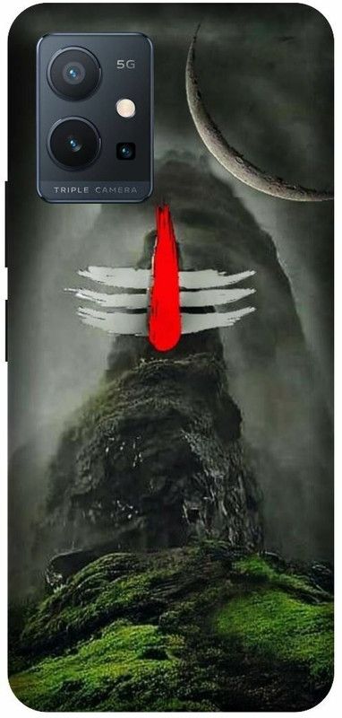 3D U PRINT Back Cover for IQOO Z6 (5G) ,IQOOI2127 , shiv ,Shiv ji,mahadevji  (Silver, Hard Case, Pack of: 1)