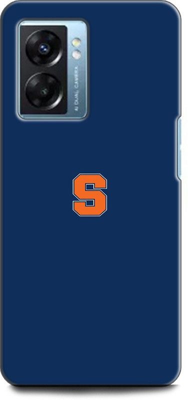 WallCraft Back Cover for OPPO K10 5G, CPH2337 S, S LETTER, S NAME, S ALPHABET, DESIGN, BLUE  (Multicolor, Dual Protection, Pack of: 1)