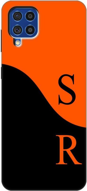 Caseroy Back Cover for Samsung Galaxy A12  (Orange, Black, Silicon, Pack of: 1)