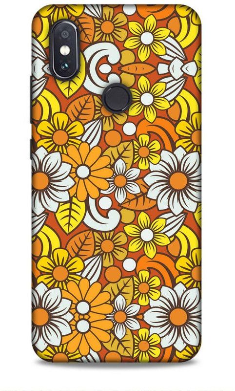 Keviv Back Cover for Mi A2  (Yellow, Grey, Hard Case)