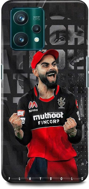 play fast Back Cover for OPPO A76, CPH2375 VIRAT, KOHLI, INDIAN, PLAYER, RCB  (Red, Hard Case, Pack of: 1)