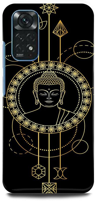 play fast Back Cover for Redmi Note 11S GAUTAM, BUDDHA, NAMO, BUDDHAYE  (Black, Hard Case, Pack of: 1)