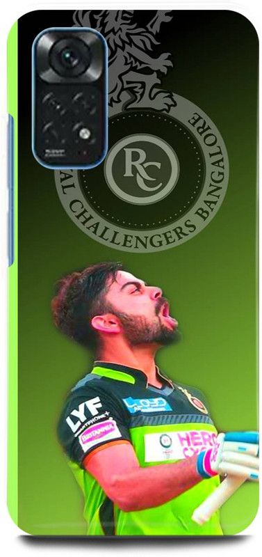 play fast Back Cover for Redmi Note 11S VIRAT, KOHLI, INDIAN, PLAYER, RCB  (Green, Hard Case, Pack of: 1)