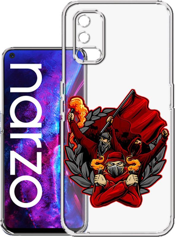 HANIRY Back Cover for Realme Narzo 30 Pro / RMX2117 mobile cover | ULTRAS VECTOR | Design | PNG_24  (Multicolor, Flexible, Silicon, Pack of: 1)