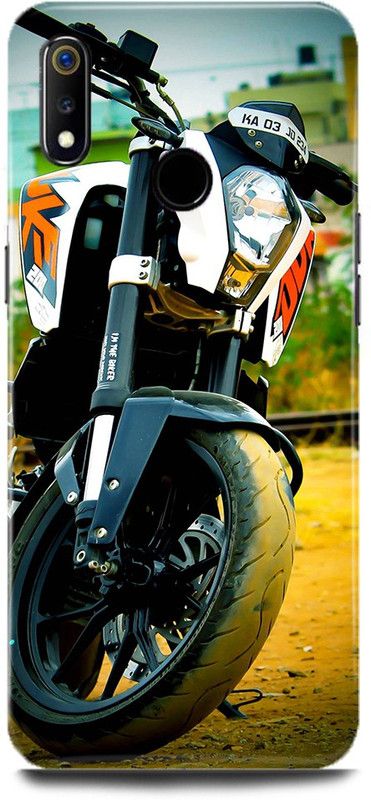 MP ARIES MOBILE COVER Back Cover for Realme 3 Pro,RMX1851, Bike Ktm Duke Bike Lover Bike Biker Love Kiss Rider Couple Lover Motor  (Multicolor, Hard Case, Pack of: 1)