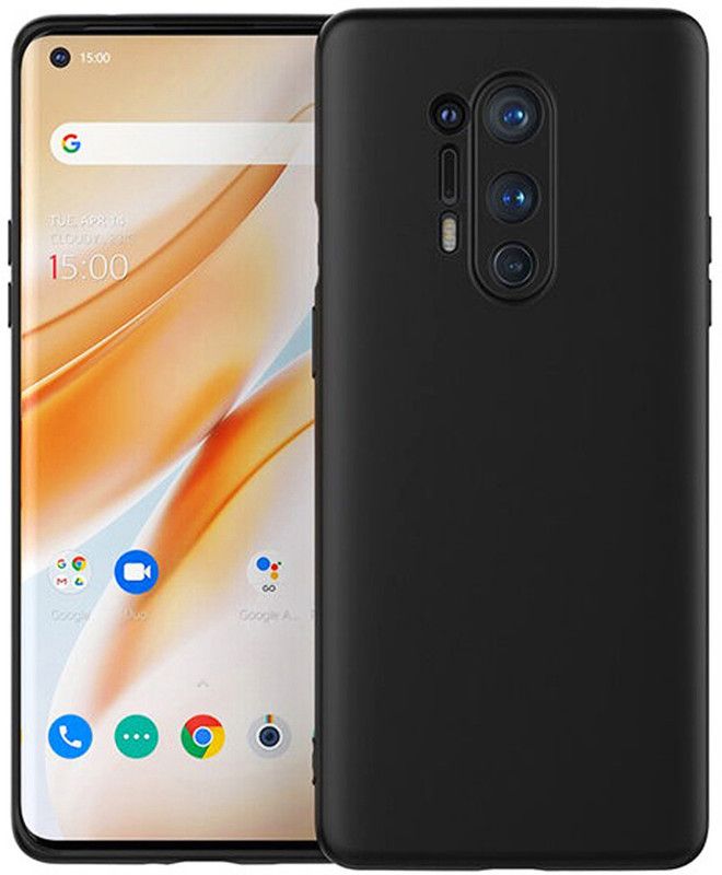 Instyle Back Cover for OnePlus 8 PRO  (Black, Grip Case, Pack of: 1)