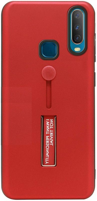 CELLCAMPUS Pouch for Samsung Galaxy M40, Samsung M40, Galaxy M40  (Red, Black, Grip Case, Pack of: 1)