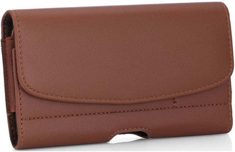 DOB Wallet Case Cover for Honor 8X  (Brown, Holster, Pack of: 1)