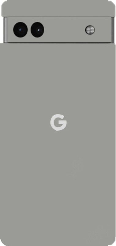BUGGU Google Pixel 6a Mobile Skin  (Ultra Super Grey Matte Skin With High Matte Finish.)