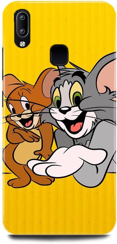 DIKRO Back Cover for Vivo V9, 1723, TOM, AND, JERRY, CARTOON, CN  (Multicolor, Hard Case, Pack of: 1)