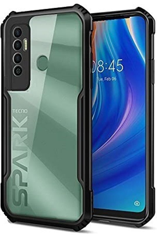 S-Hardline Back Cover for Vivo T1 5G, Bubble Proof Bumper case  (Transparent)